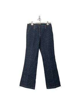 Armani AJ 003 Series Indigo Womens Jeans Italy Designer Bootcut Size 10